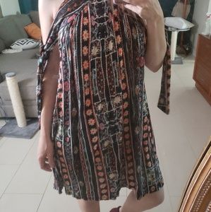 FP Cold Shoulder Printed Dress